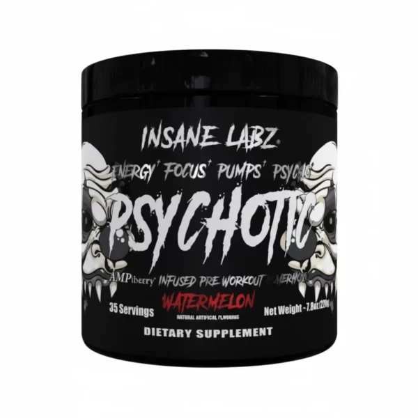 Preentreno Psychotic Black 35 Servicios Insane Labz