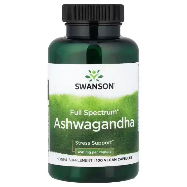 Ashwagandha Swanson 100 Capsulas 450 mg