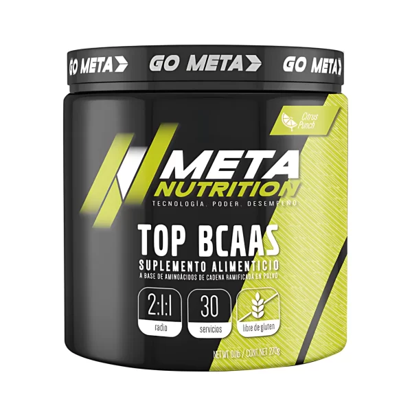 TOP BCAAS Meta Nutrition 30 Servicios