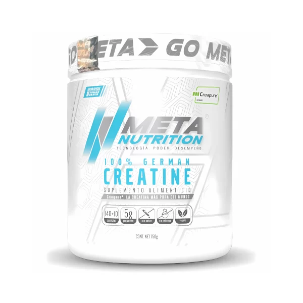 Creatina Creapure Meta Nutrition 700 g (140+10 Servicios Gratis)