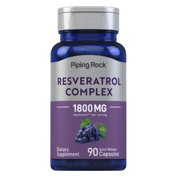 Resveratrol Piping Rock | 90 Cápsulas