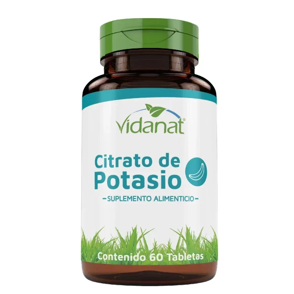 Citrato de Potasio Vidanat | 60 Tabletas