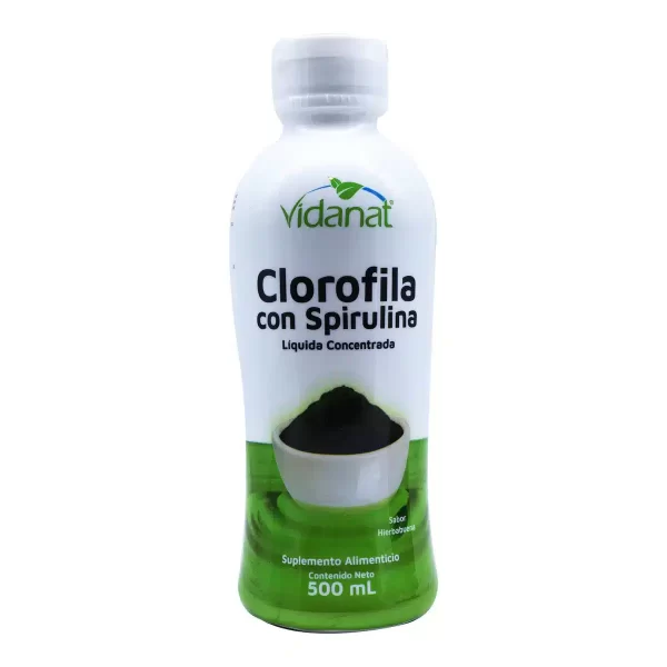 Clorofila Con Spirulina Vidanat | 500 mL