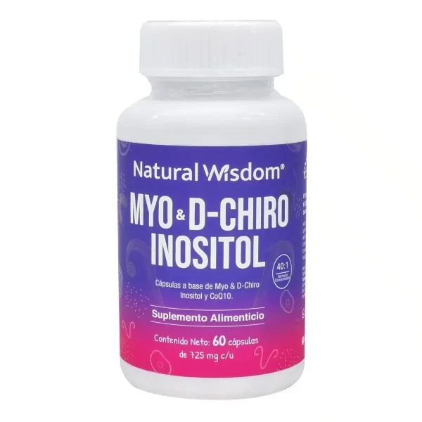 Myo D Chiro Inositol 60 Cápsulas | NATURAL WISDOM