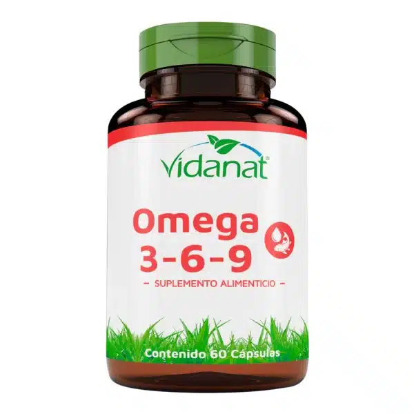 Omega 3, 6, 9 | 60 Cápsulas | Vidanat | Antioxidante