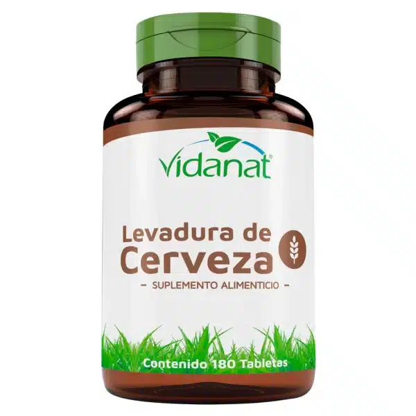 Levadura de cerveza | 180 Tabletas | Vidanat | Suplemento herbal