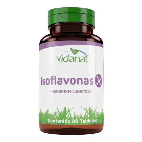 Isoflavonas | 90 Tabletas | Vidanat | Suplemento herbal