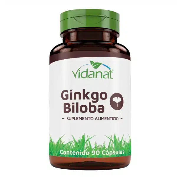 Ginkgo biloba | 90 Cápsulas | Vidanat | Suplemento herbal