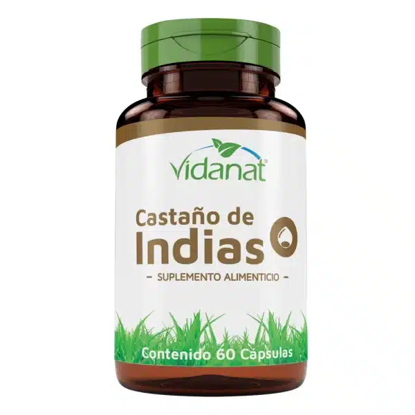 Castaño de indias | 60 Cápsulas | Vidanat | Suplemento herbal