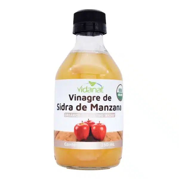 Vinagre de sidra de manzana | 250 ml Líquido | Vidanat | Suplemento herbal