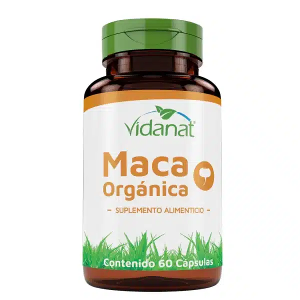 Maca | 60 Cápsulas | Vidanat | Suplemento herbal