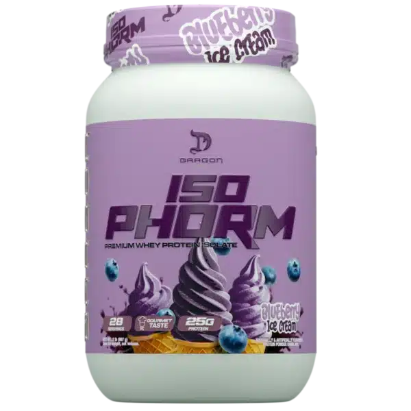 Proteína whey isolate Dragon Pharma 2 lb blueberry