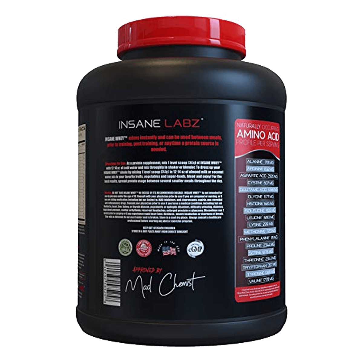 Proteina Insane Whey | 4.8LBS | 60 servicios | Insane Labz 2 Proteina Insane Whey | 4.8LBS | 60 servicios | Insane Labz - Image 2