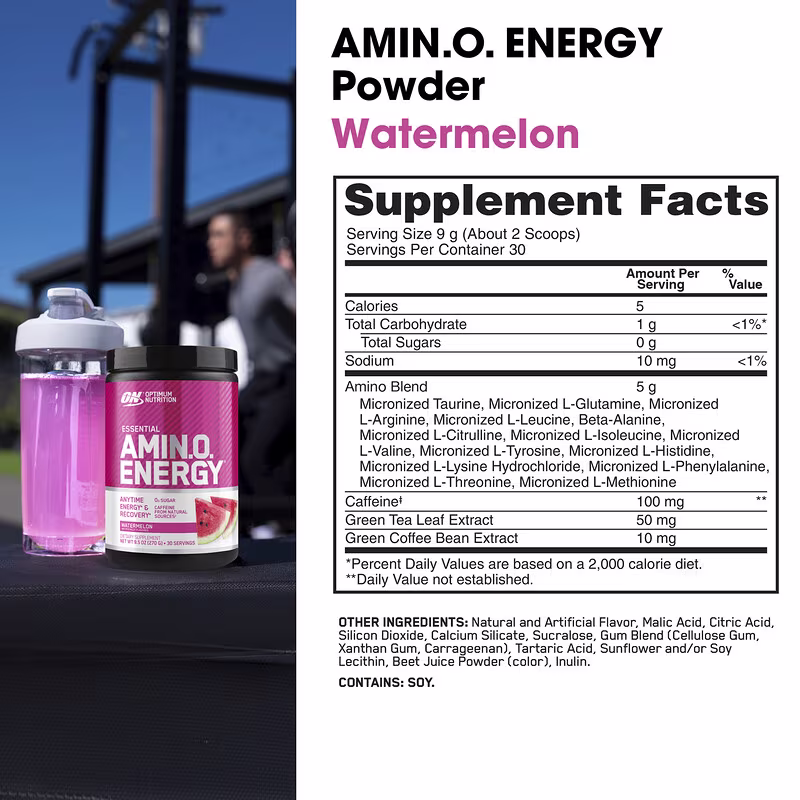 Amino Energy 270 g | Optimum Nutrition 3 Amino Energy 270 g | Optimum Nutrition - Image 3