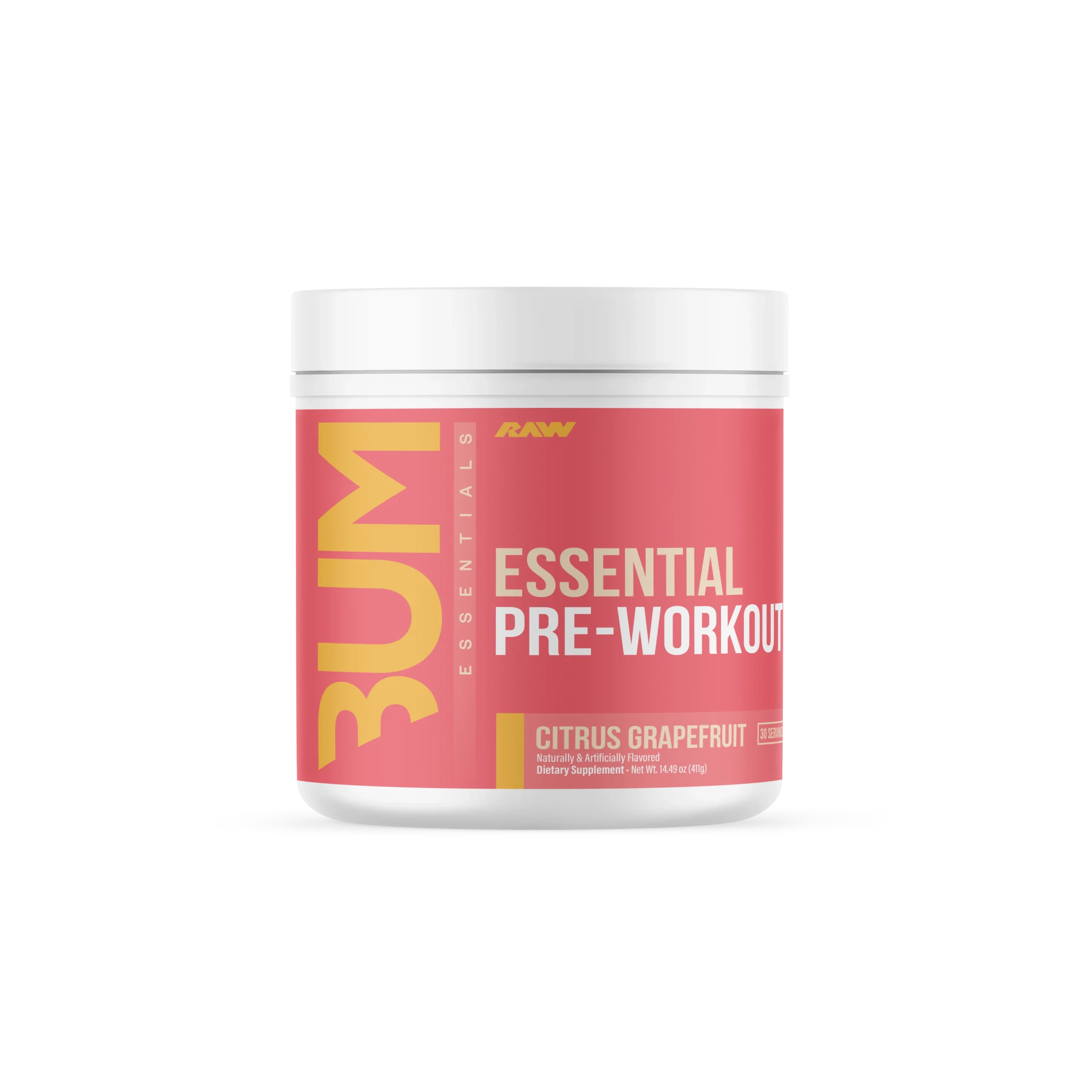 Cómo elegir un preentreno: los 3 niveles de cafeína 1 Bote de preentreno Essential de Cbum